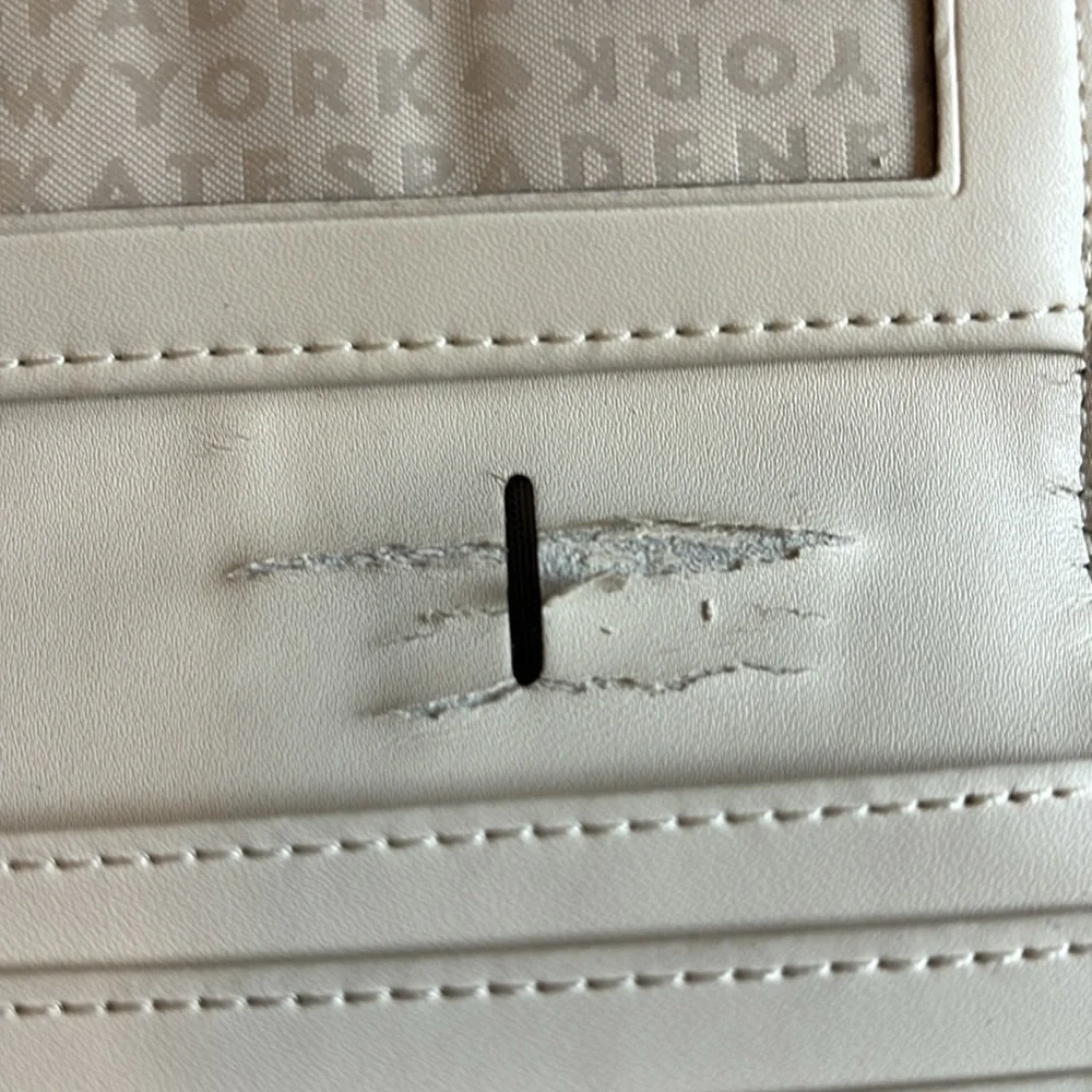 Kate Spade black clutch wallet. Pre owned